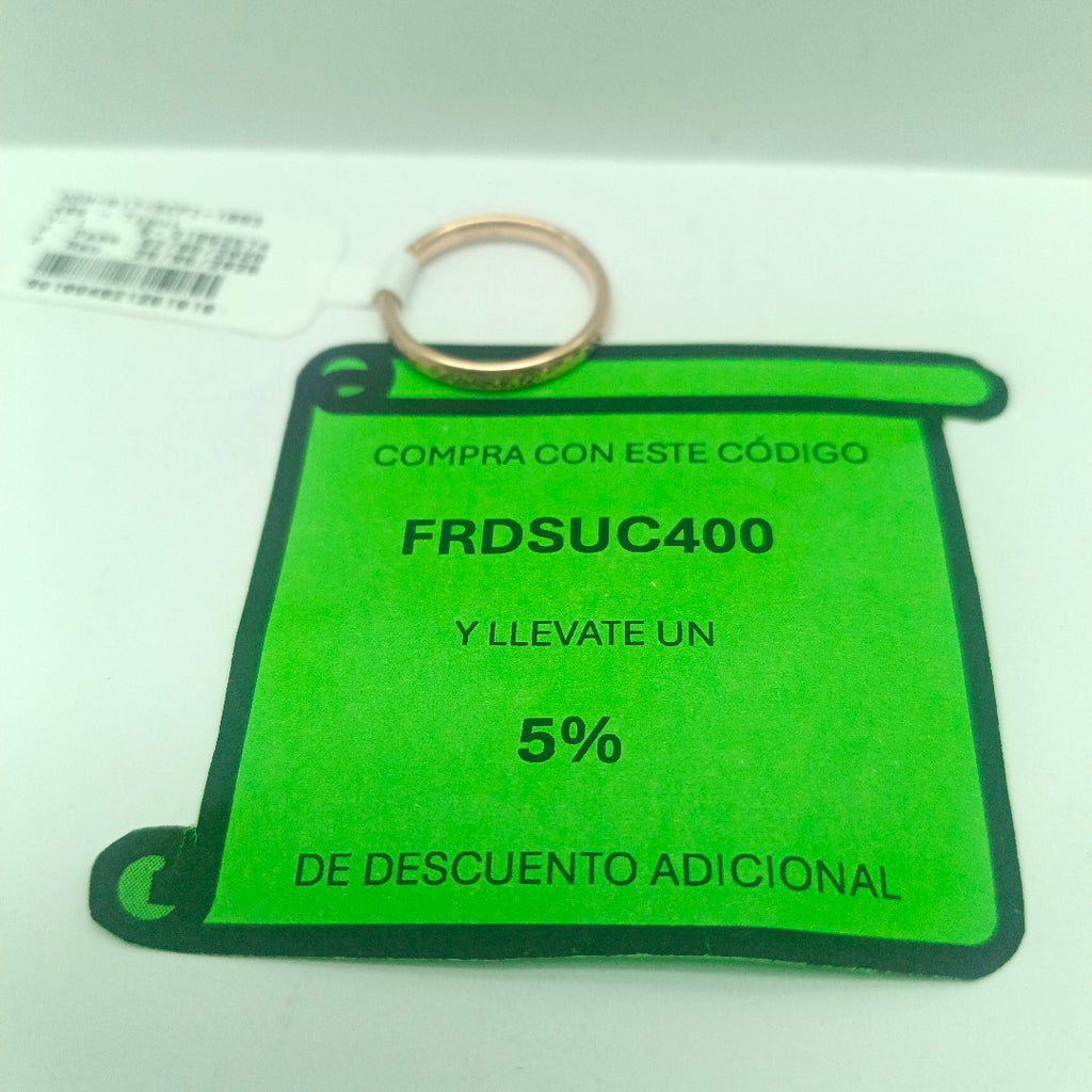 ANILLITO ORO 14 K 1.2 GRMS (SEMINUEVO)