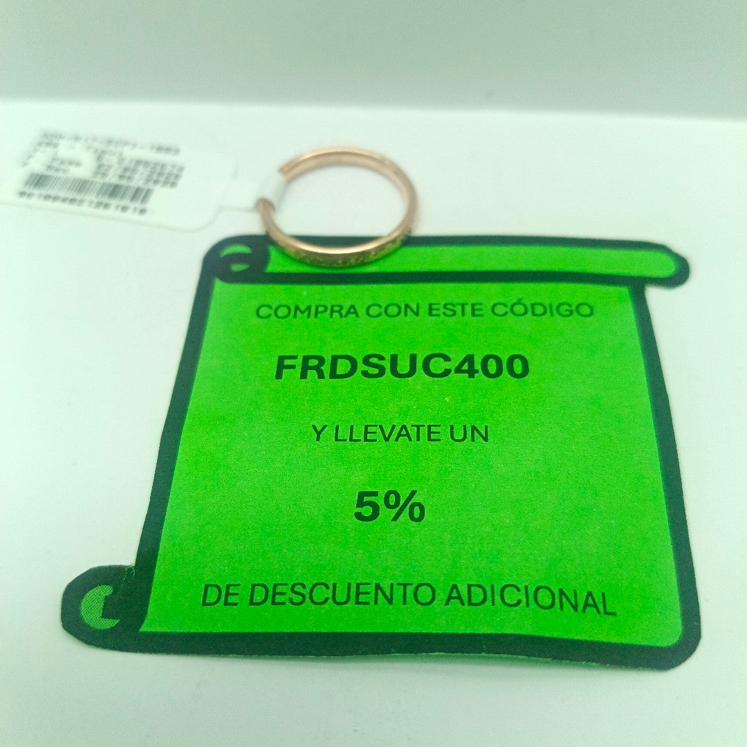 ANILLITO ORO 14 K 1.2 GRMS (SEMINUEVO)