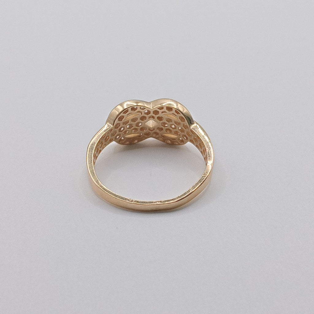 ANILLITO ORO COMBINADO 14 K 2.8 GRMS (SEMINUEVO)