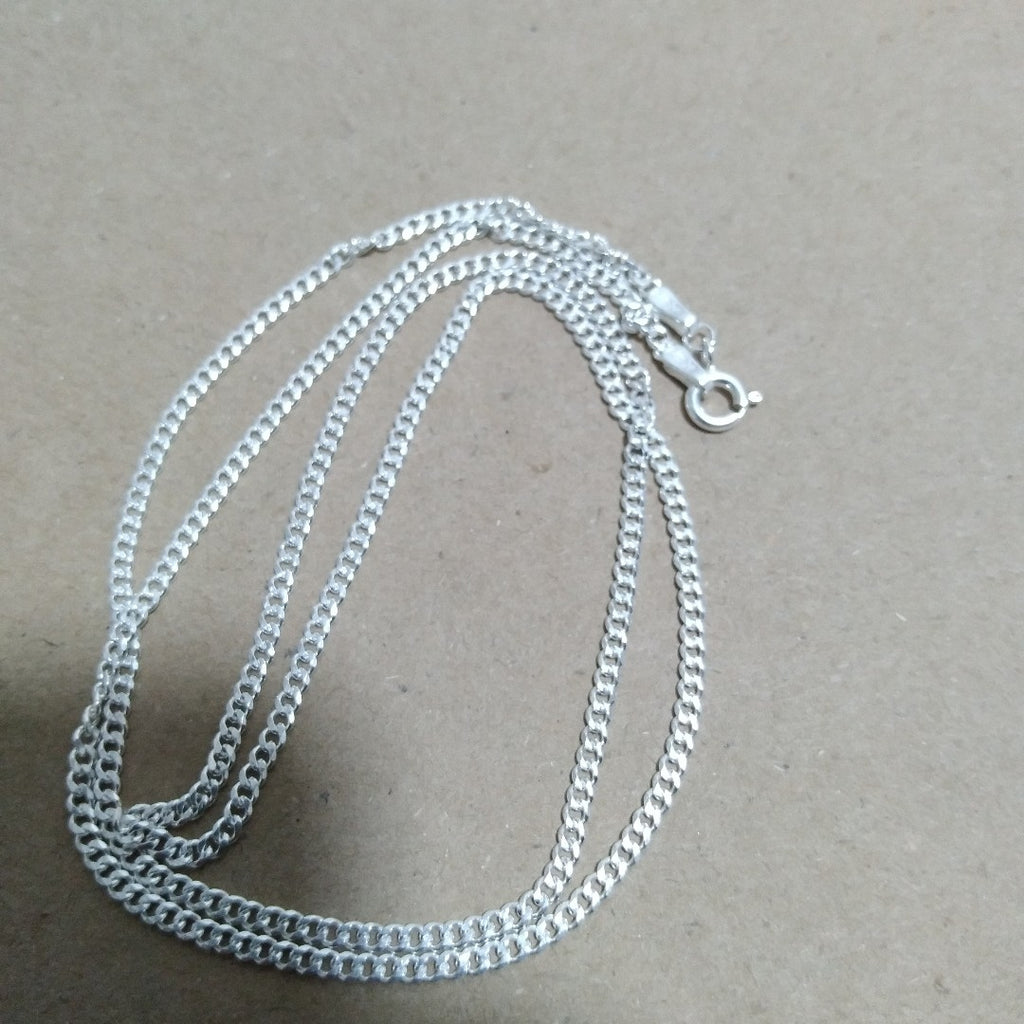 CADENA BARBADA PLATA .925 60 CM 6.63 GR (NUEVO)