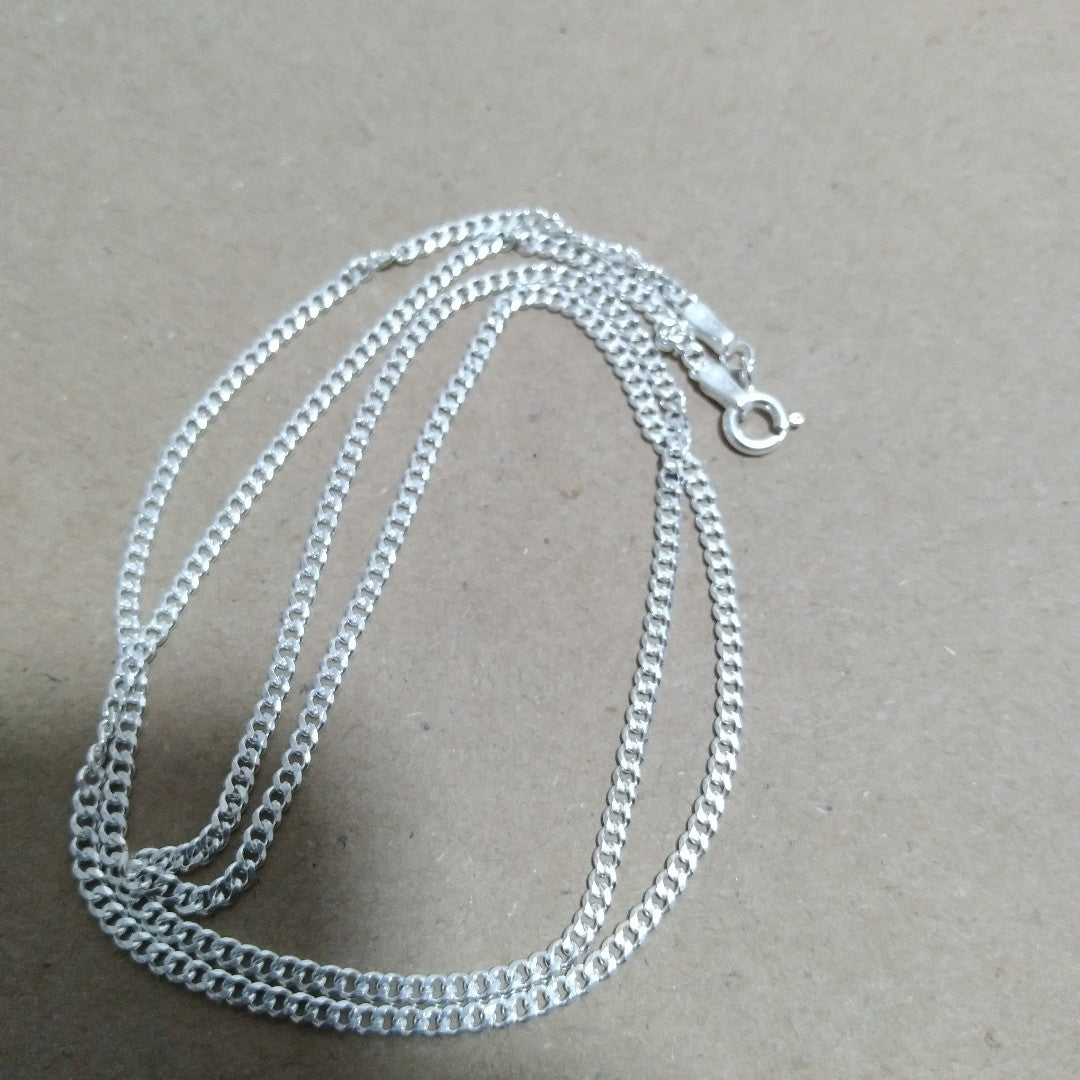 CADENA BARBADA PLATA .925 60 CM 6.63 GR (NUEVO)
