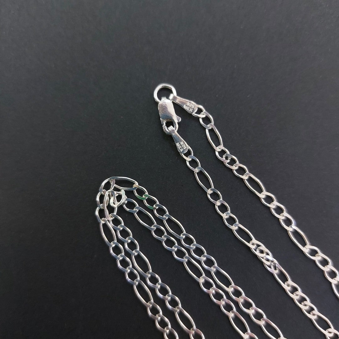 CADENA 3X1 PLATA .925 55 CM 4.42 GR (NUEVO)