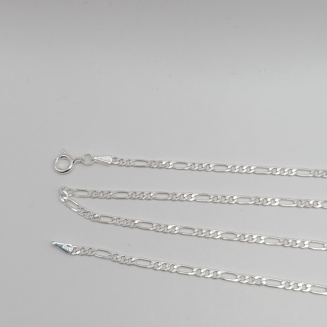 CADENA 3X1 PLATA .925 55 CM 4.52 GR (NUEVO)