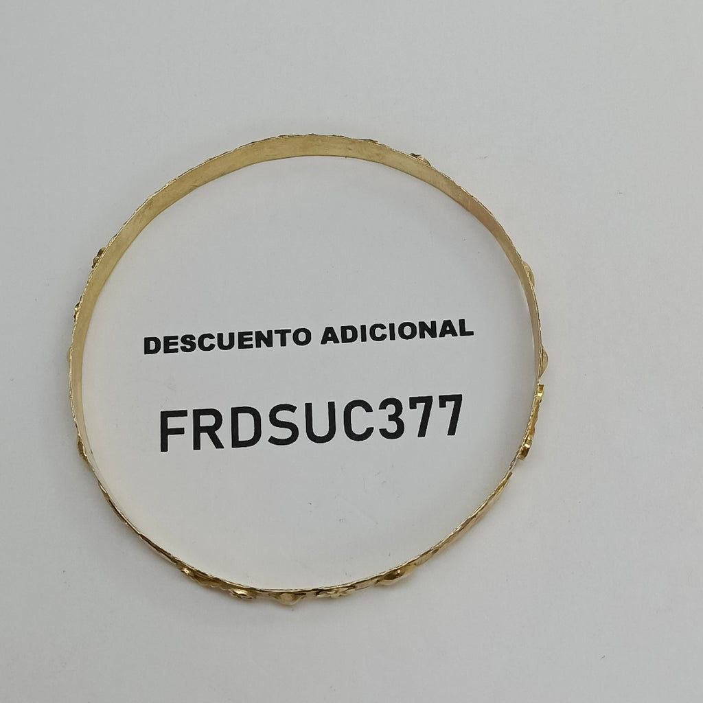 PULSERA RIGIDA ORO 10 K 7,80 GRMS (SEMINUEVO)