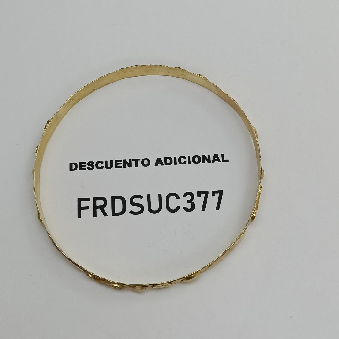 PULSERA RIGIDA ORO 10 K 7,80 GRMS (SEMINUEVO)