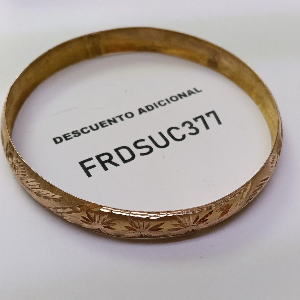 PULSERA RIGIDA ORO 10 K 9.2 GRMS (SEMINUEVO)