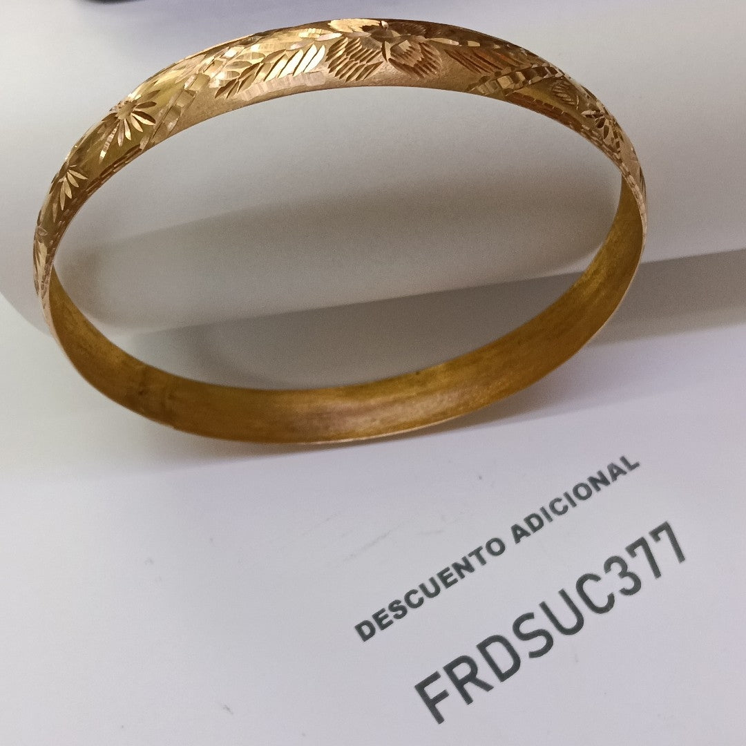 PULSERA RIGIDA ORO 10 K 8.4 GRMS (SEMINUEVO)