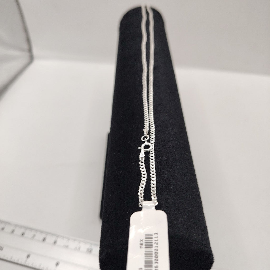 CADENA BARBADA PLATA .925 50 CM 4.72 GR (NUEVO)