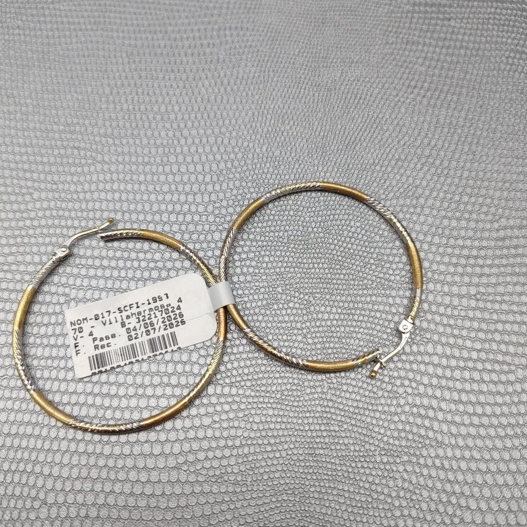 ARRACADAS PAR ORO 14 K 4,10 GRMS (SEMINUEVO)