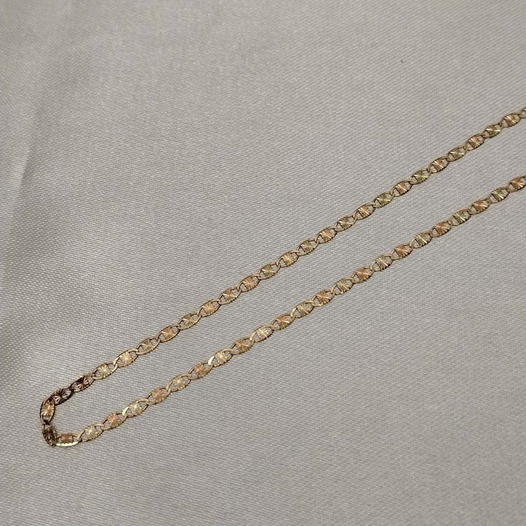 CADENA TEJIDO MARINERO 3.81GR 60 CM (NUEVO)