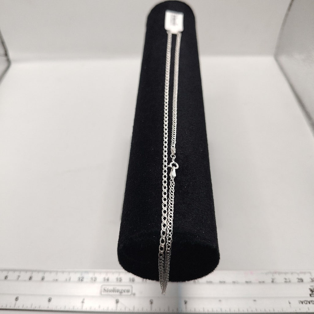 CADENA DOBLE ESLABON PLATA .925 50 CM 3.53 GR (NUEVO)