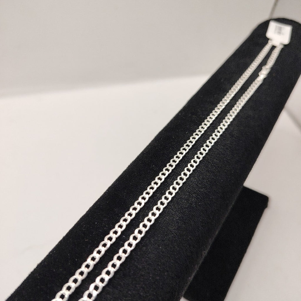 CADENA BARBADA PLATA .925 60 CM 9.32 GR (NUEVO)