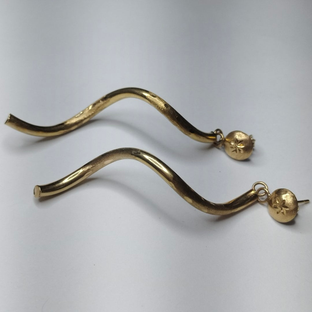 BROQUELES PAR ORO 14 K 3,00 GRMS (SEMINUEVO)