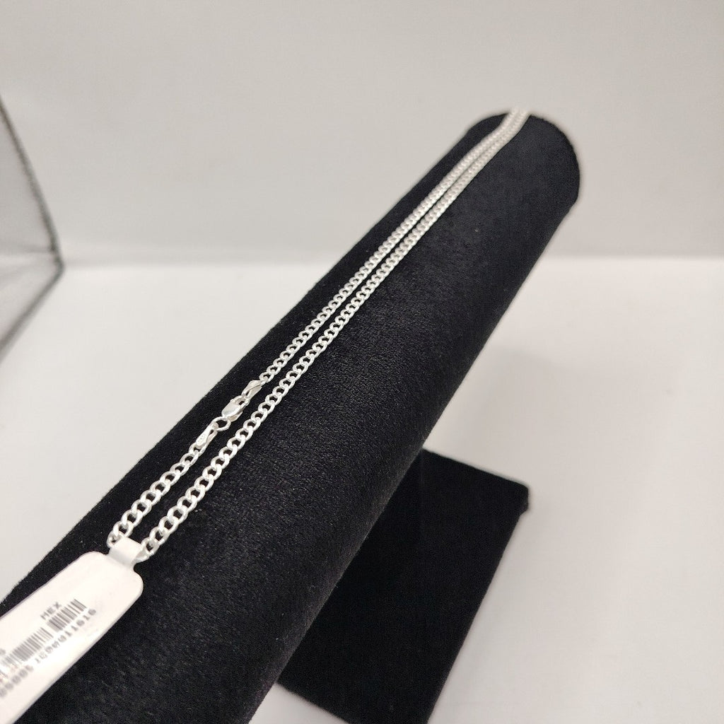 CADENA BARBADA PLATA .925 60 CM 9.32 GR (NUEVO)