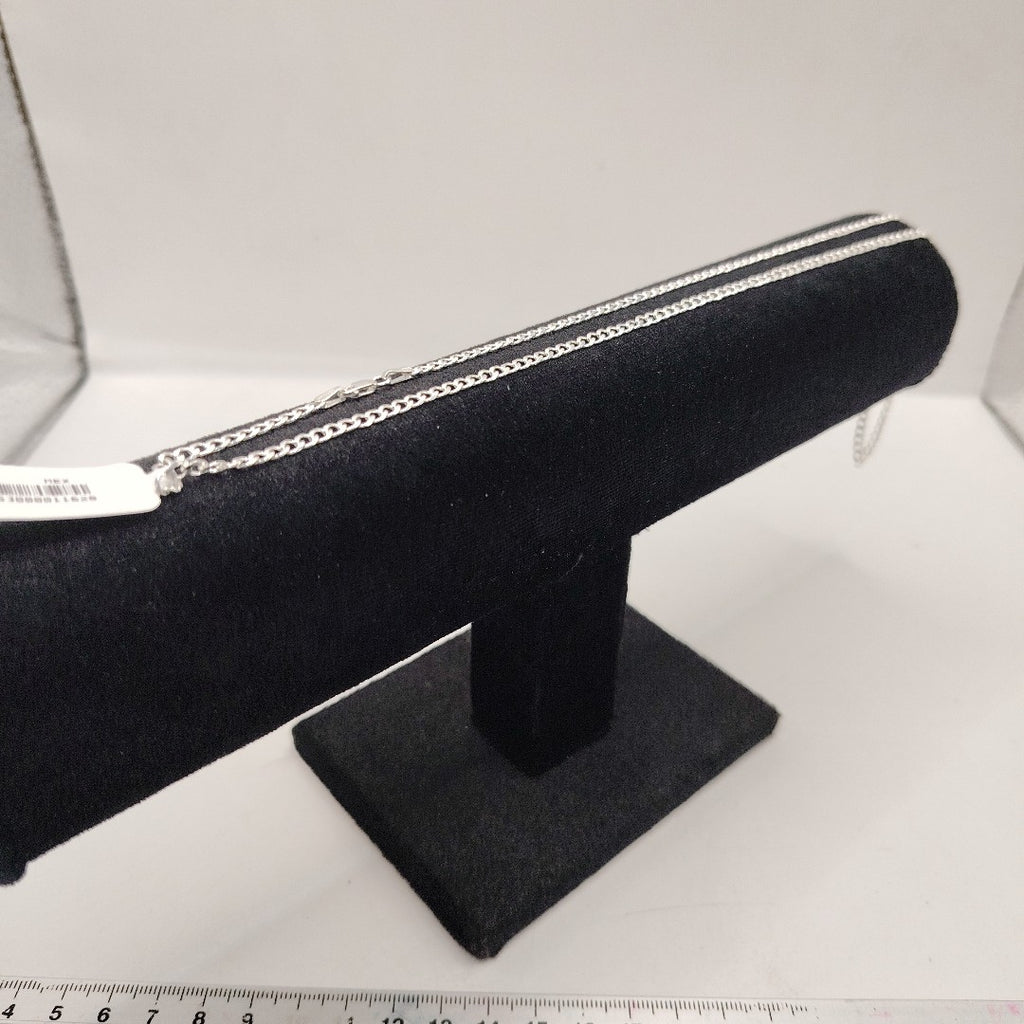 CADENA BARBADA PLATA .925 60 CM 9.32 GR (NUEVO)