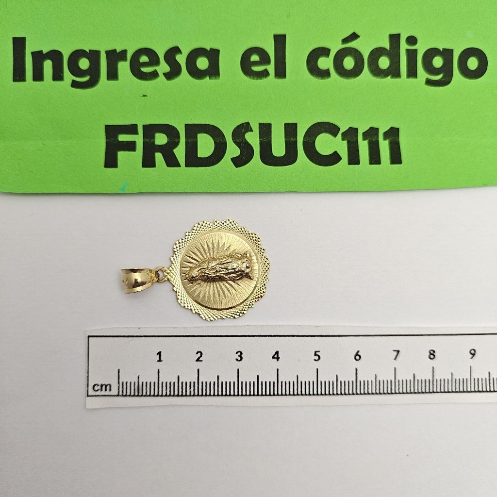 MEDALLA RELIGIOSA ORO 14 K 5,00 GRMS (SEMINUEVO)