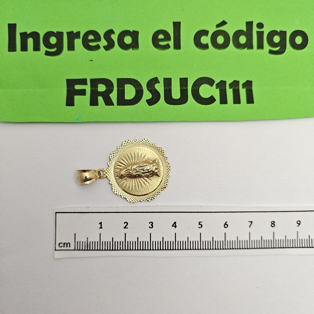 MEDALLA RELIGIOSA ORO 14 K 5,00 GRMS (SEMINUEVO)