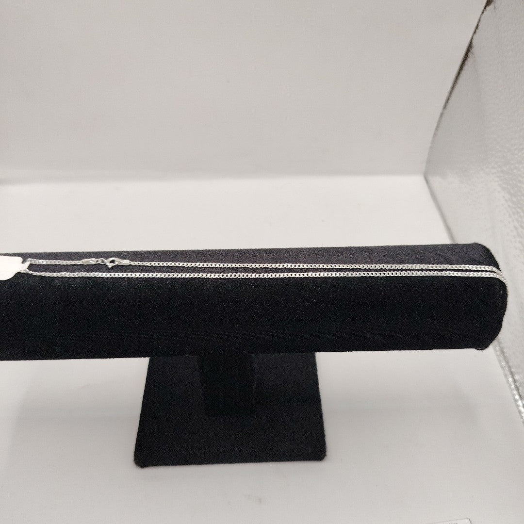 CADENA BARBADA PLATA .925 50 CM 5.03 GR (NUEVO)