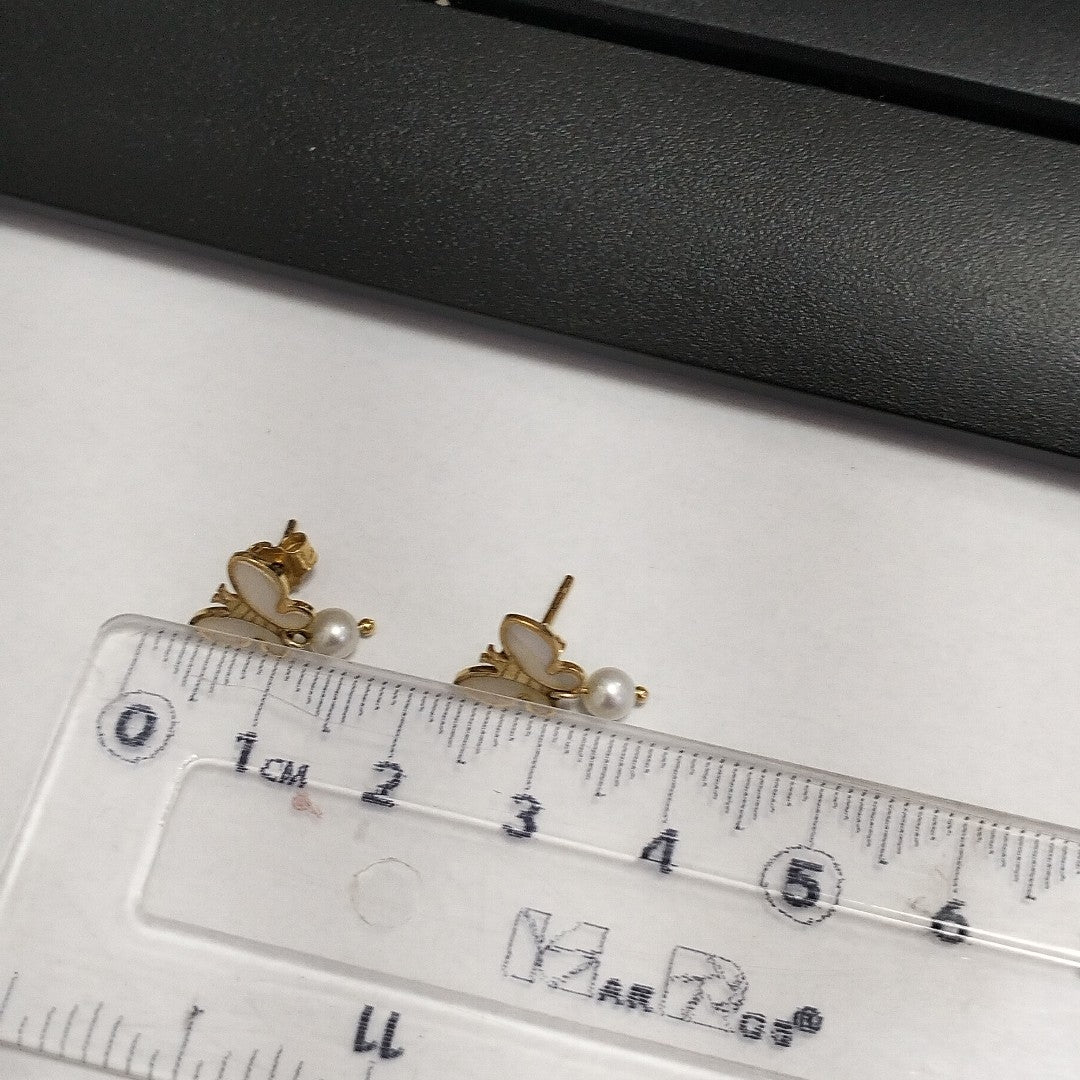 ARETES PAR ORO 14 K 1.3 GRMS (SEMINUEVO)