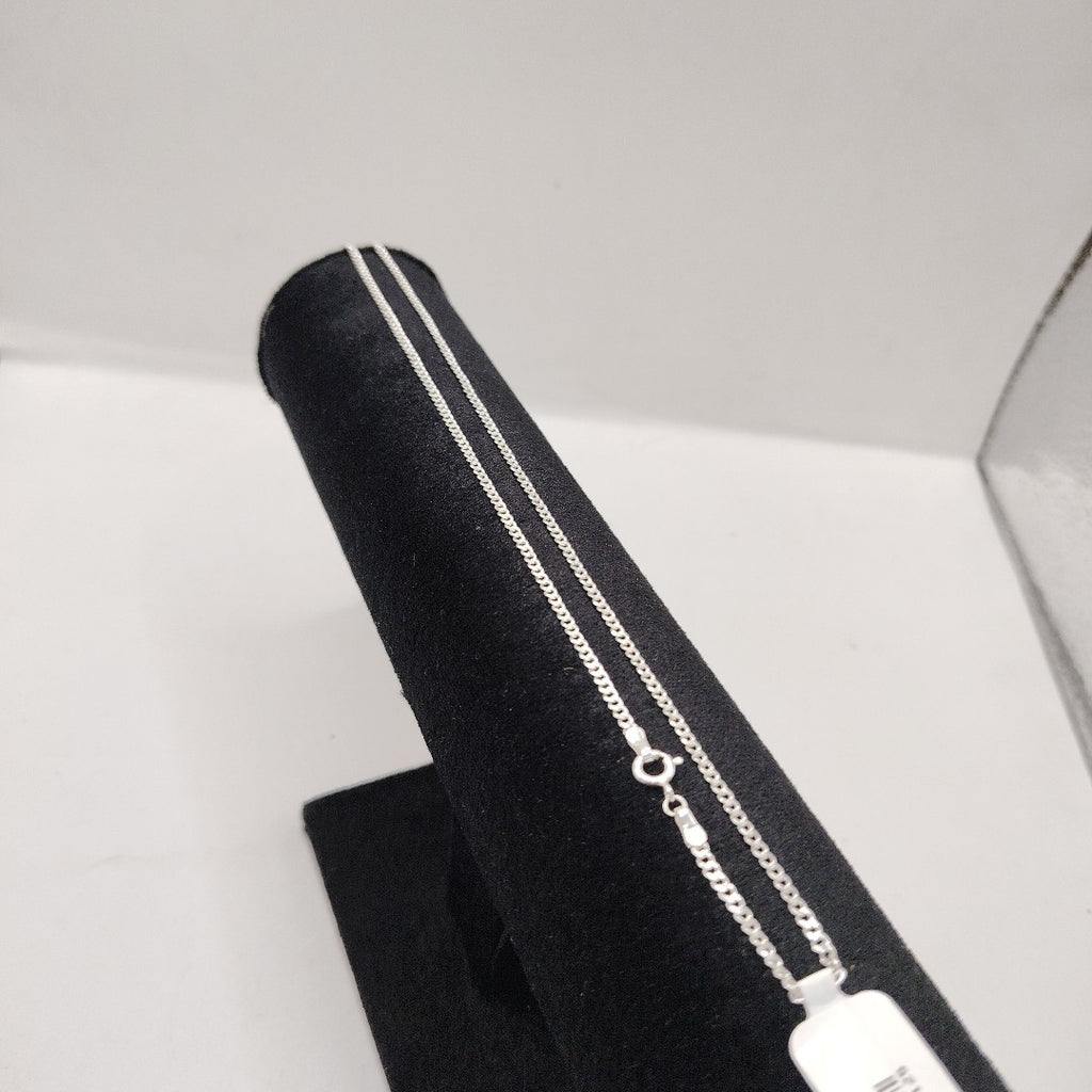 CADENA BARBADA PLATA .925 50 CM 5.03 GR (NUEVO)