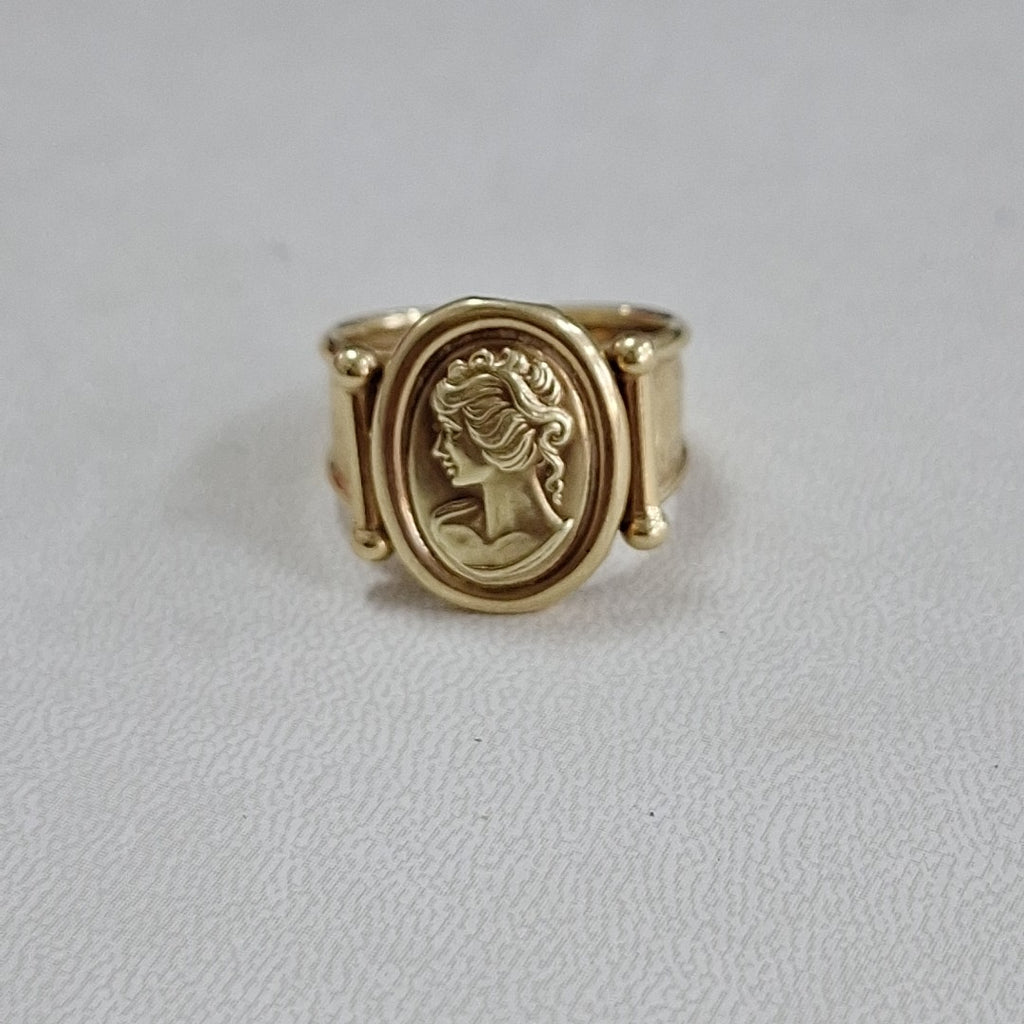 ANILLO ORO 14 K 4.3 GRMS (SEMINUEVO)