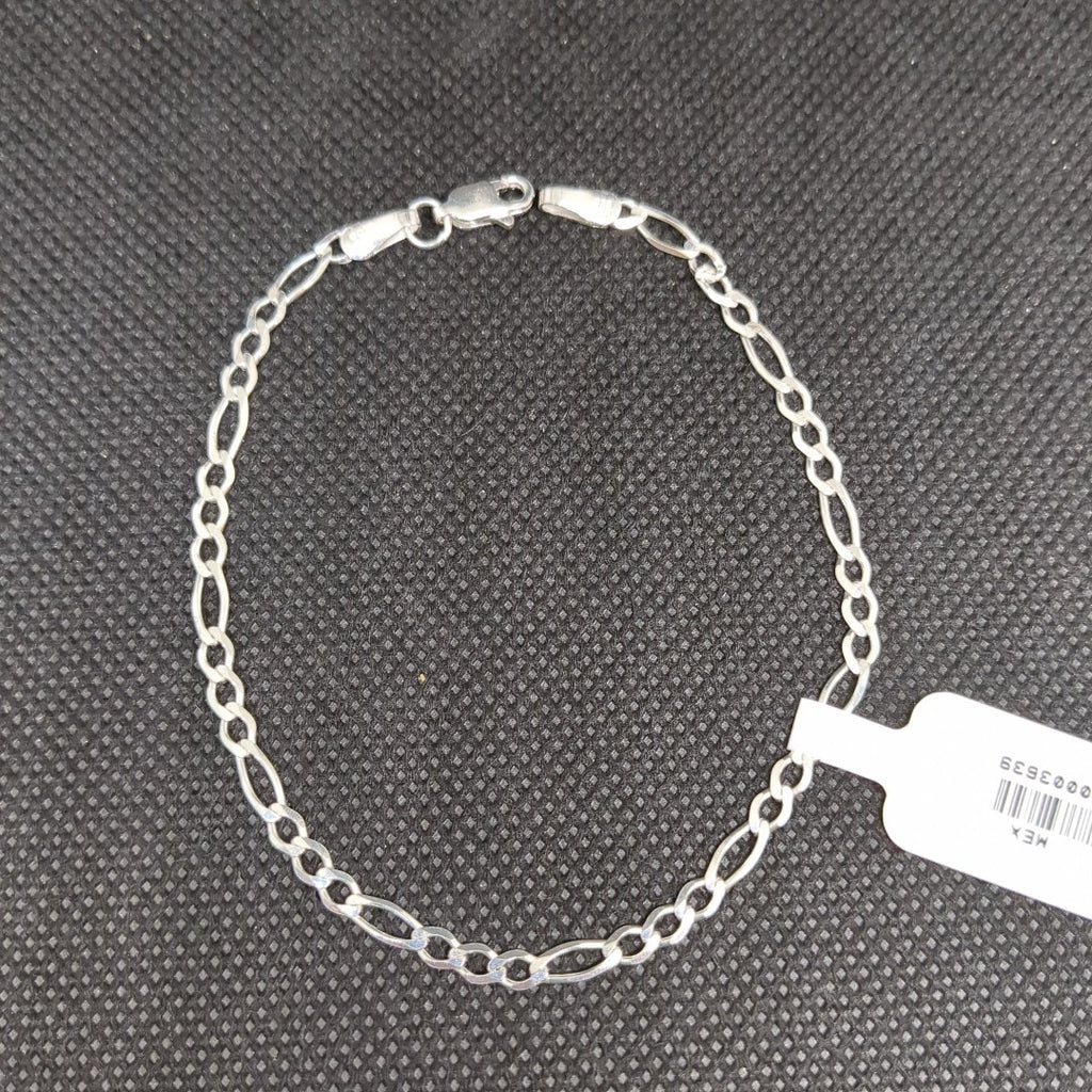 PULSERA TEJIDO 3X1 PLATA .925 21 CM 3.2 GR (NUEVO)