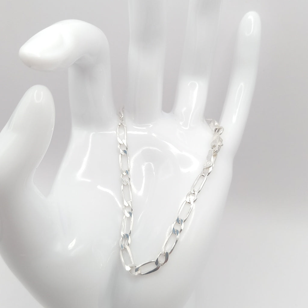 PULSERA TEJIDO 1X1 PLATA .925 18 CM 3.5 GR (NUEVO)