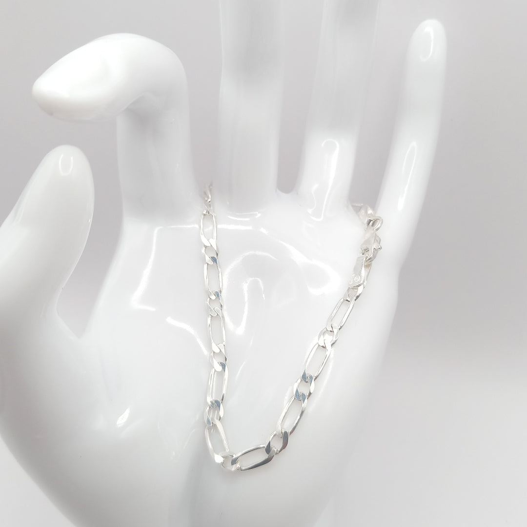 PULSERA TEJIDO 1X1 PLATA .925 18 CM 3.5 GR (NUEVO)