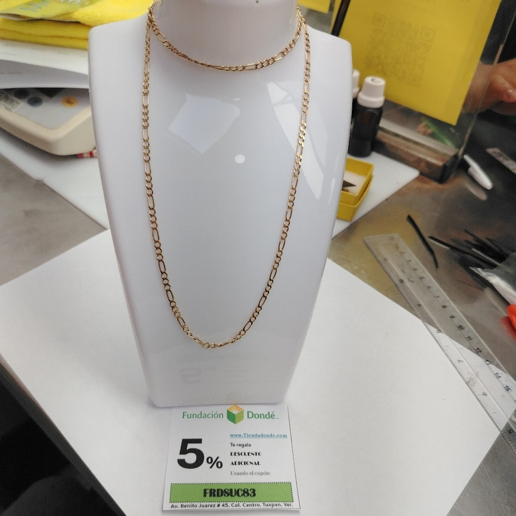 CADENA ORO 14 K 8.5 GRMS (SEMINUEVO)