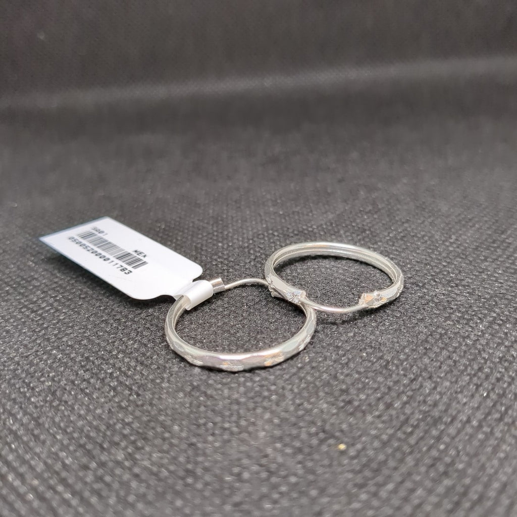 PAR ARRACADAS FACETADA PLATA .925 2.1 GR (NUEVO)