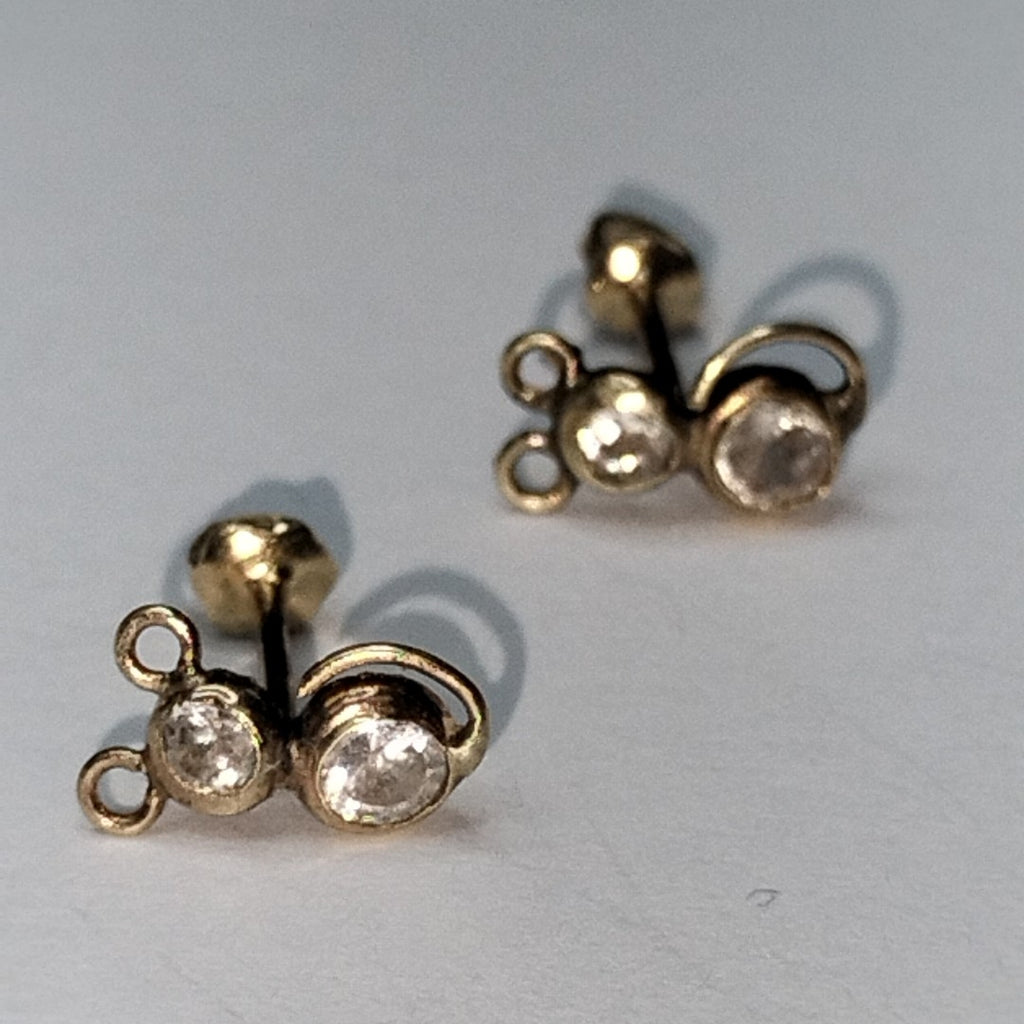 BROQUELES PAR ORO 14 K 0.5 GRMS (SEMINUEVO)