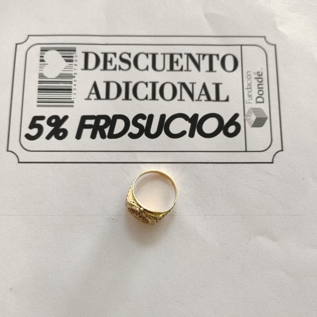 ANILLO ORO 10 K 4.9 GRMS (SEMINUEVO)