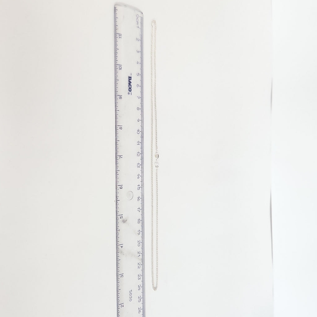 CADENA BARBADA PLATA .925 50 CM 4.12 GR (NUEVO)