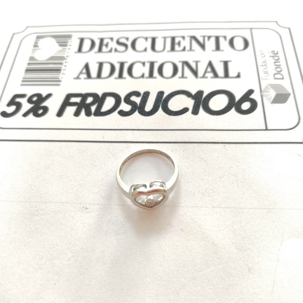 ANILLITO ORO BLANCO 14 K 2.7 GRMS (SEMINUEVO)