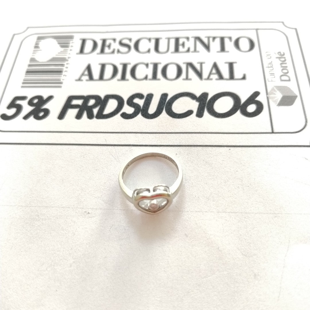 ANILLITO ORO BLANCO 14 K 2.7 GRMS (SEMINUEVO)