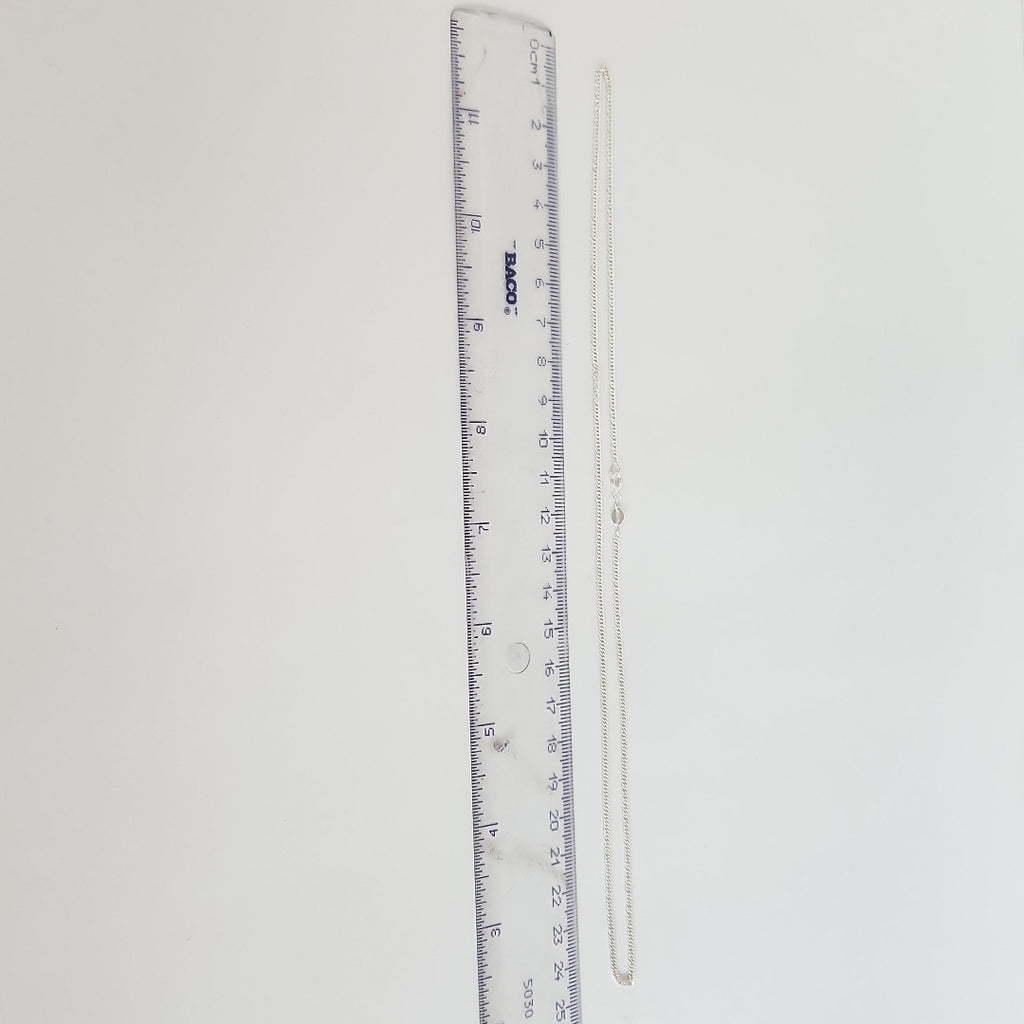 CADENA BARBADA PLATA .925 50 CM 4.12 GR (NUEVO)