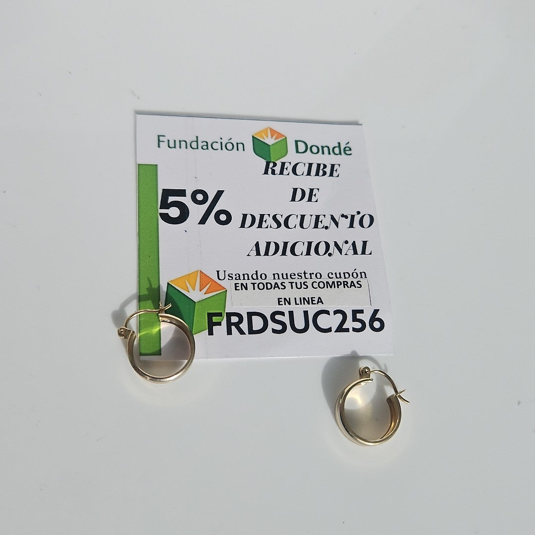 ARETES ARRACADAS ORO 10K 1.6 GR (NUEVO)