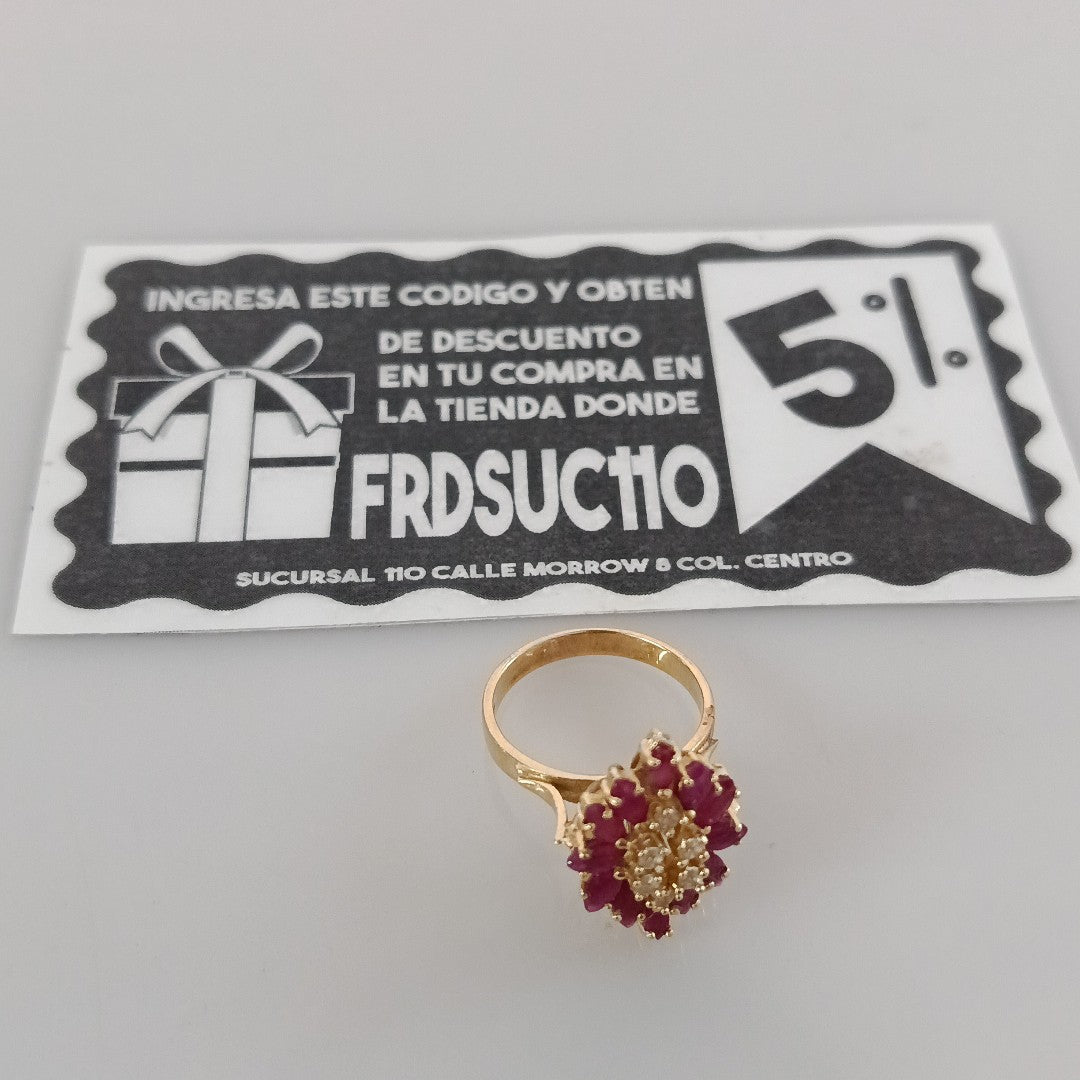 ANILLO ORO 10 K 5.5 GRMS (SEMINUEVO)
