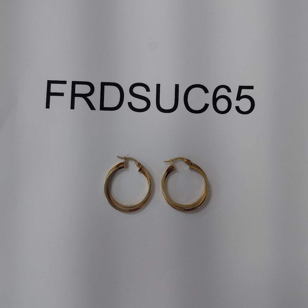 ARRACADAS PAR ORO 14 K 2.5 GRMS (SEMINUEVO)