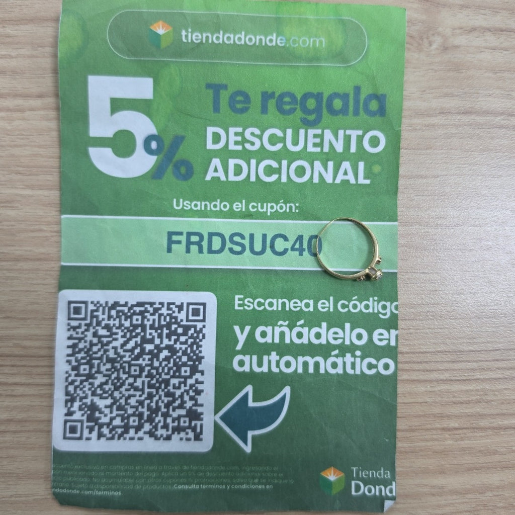 ANILLITO ORO 10 K 1,40 GRMS (SEMINUEVO)