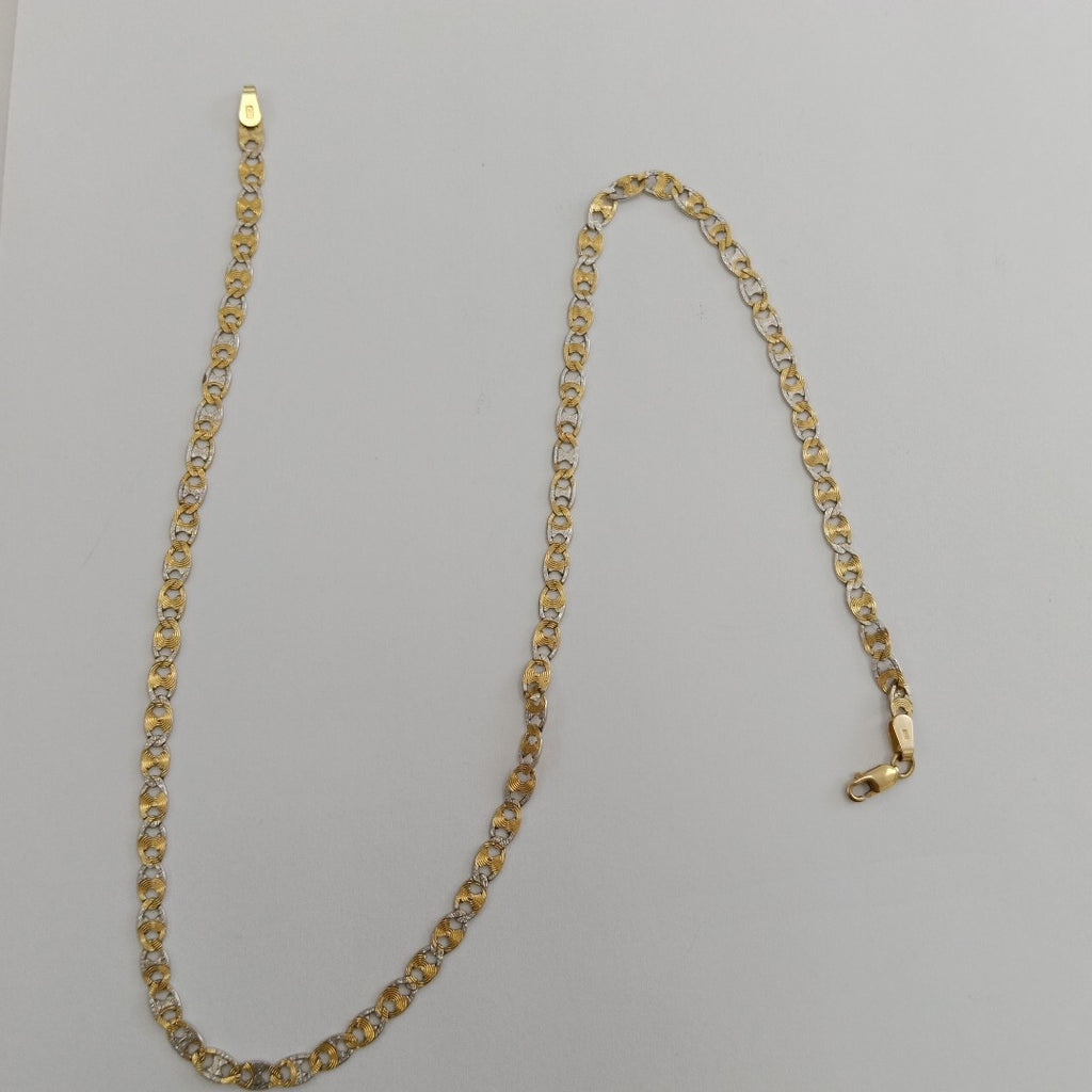 CADENA ORO,ORO COMBINADO 14 K 8,10 GRMS (SEMINUEVO)