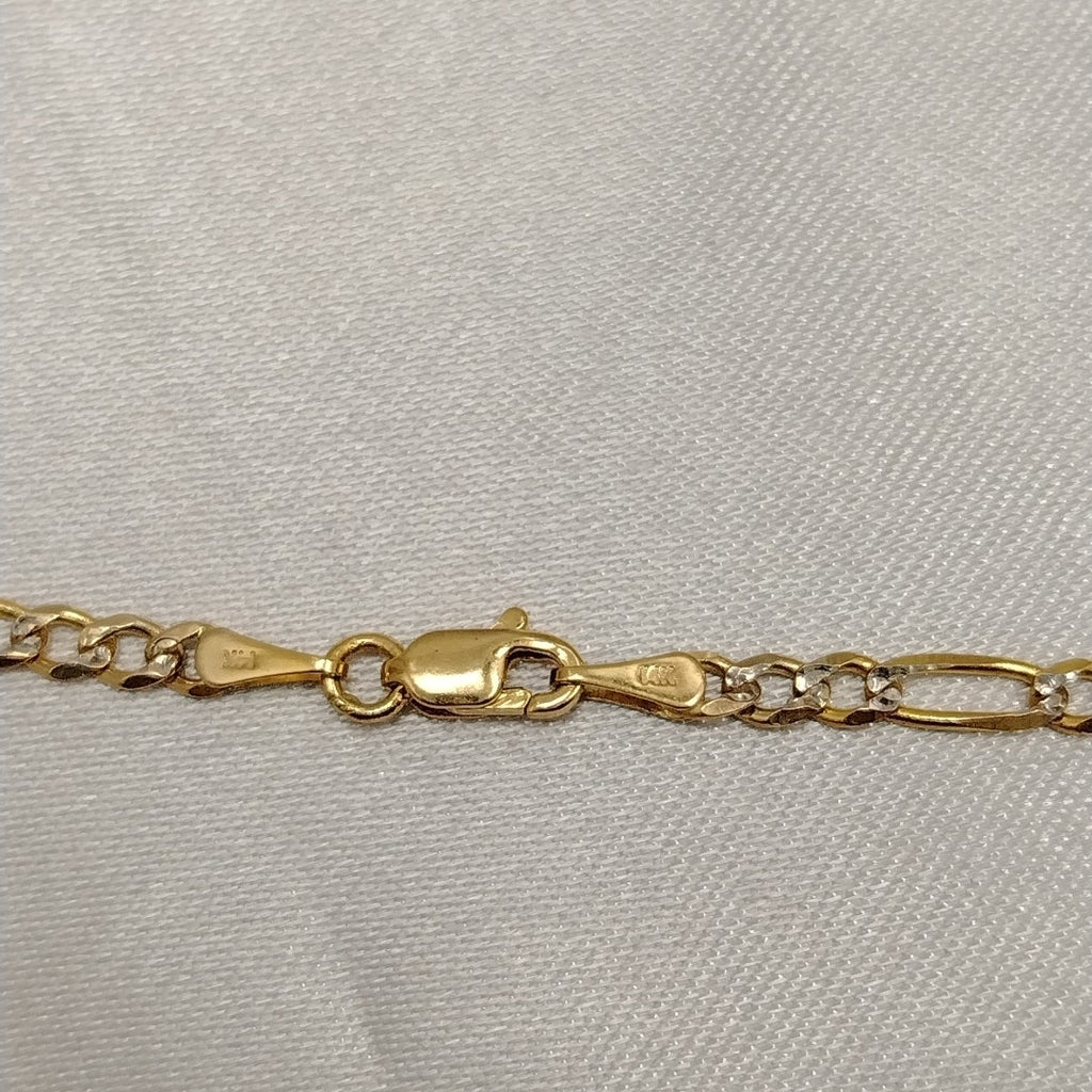 CADENAS 3X1 DIAMANTADA ORO 14K 55 CM 8.4 GR (NUEVO)