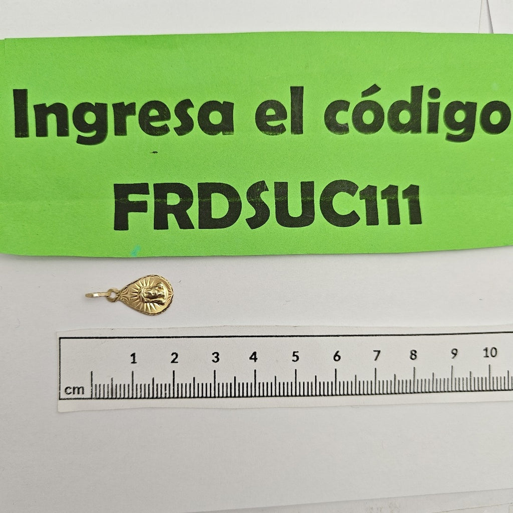 MEDALLA RELIGIOSA ORO 14 K 0,70 GRMS (SEMINUEVO)