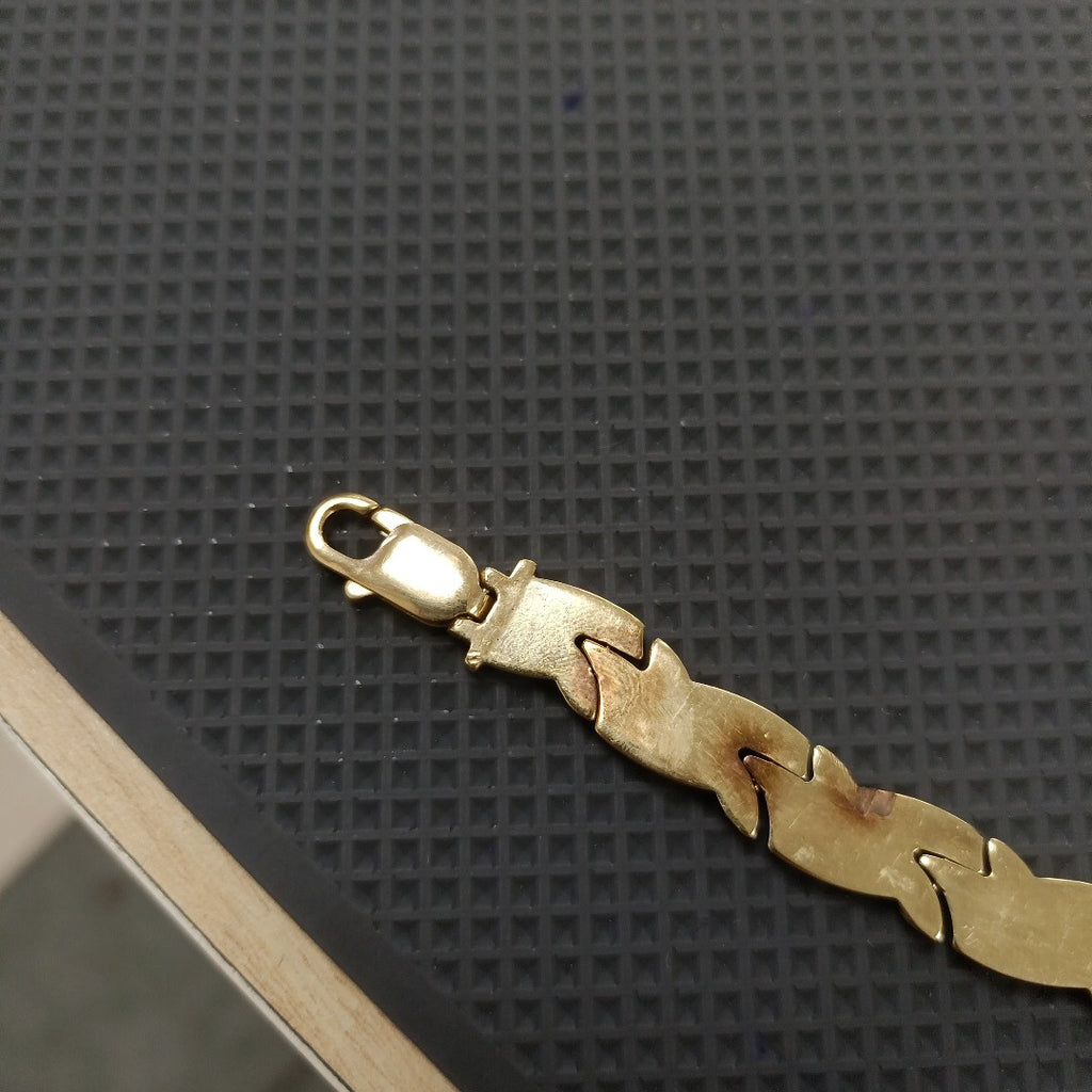 PULSERA ORO COMBINADO 10 K 12,00 GRMS (SEMINUEVO)