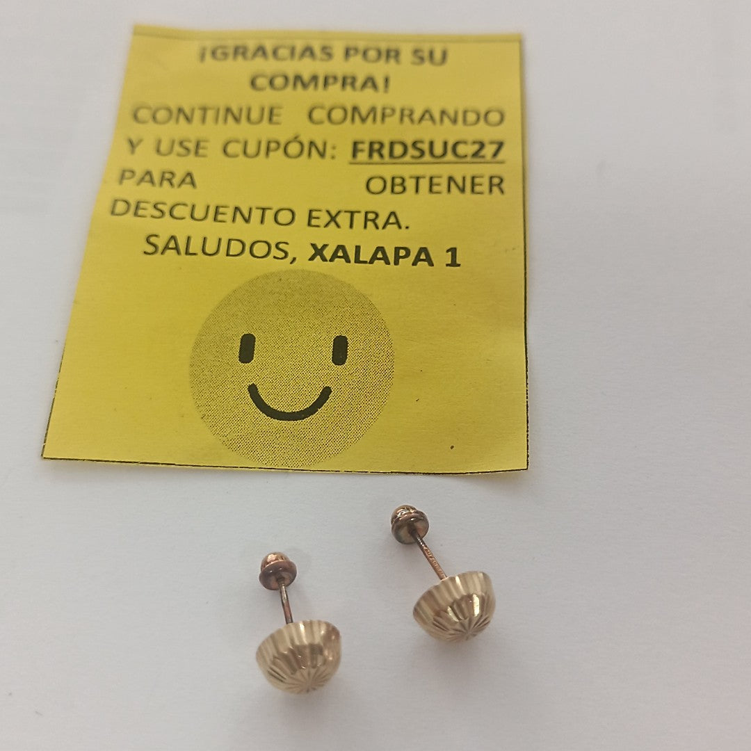 BROQUELES PAR ORO 10 K 0,70 GRMS (SEMINUEVO)