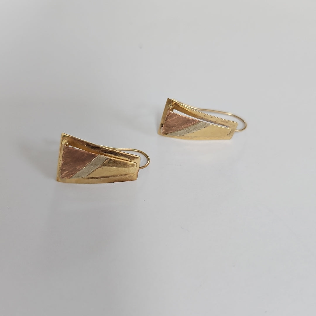 ARETES PAR ORO 10 K 1.6 GRMS (SEMINUEVO)