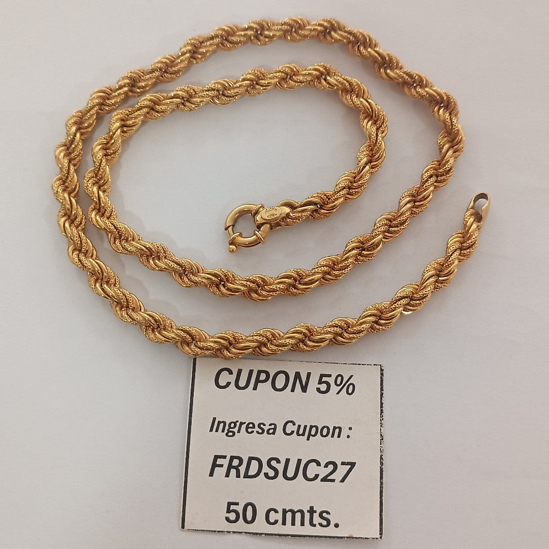 CADENA ORO 18 K 30.6 GRMS (SEMINUEVO)
