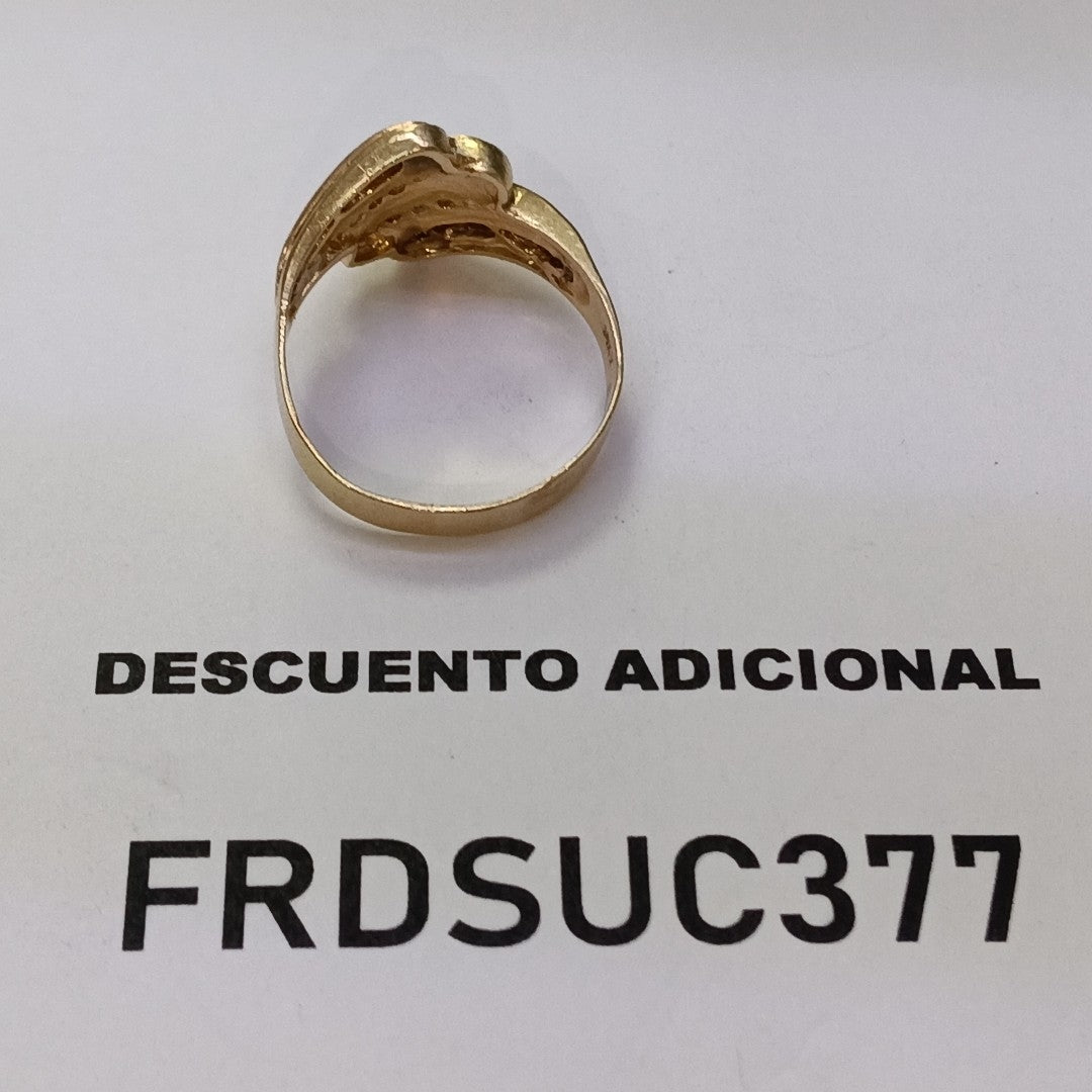 ANILLO ORO, ORO COMBINADO 14 K 4.5 GRMS (SEMINUEVO)