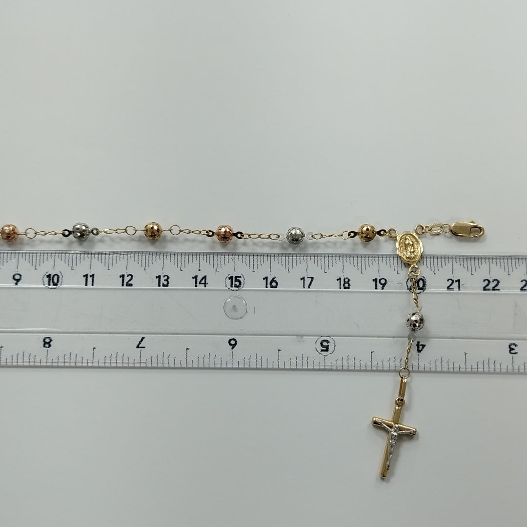 PULSERA ORO COMBINADO 14 K 4,70 GRMS (SEMINUEVO)