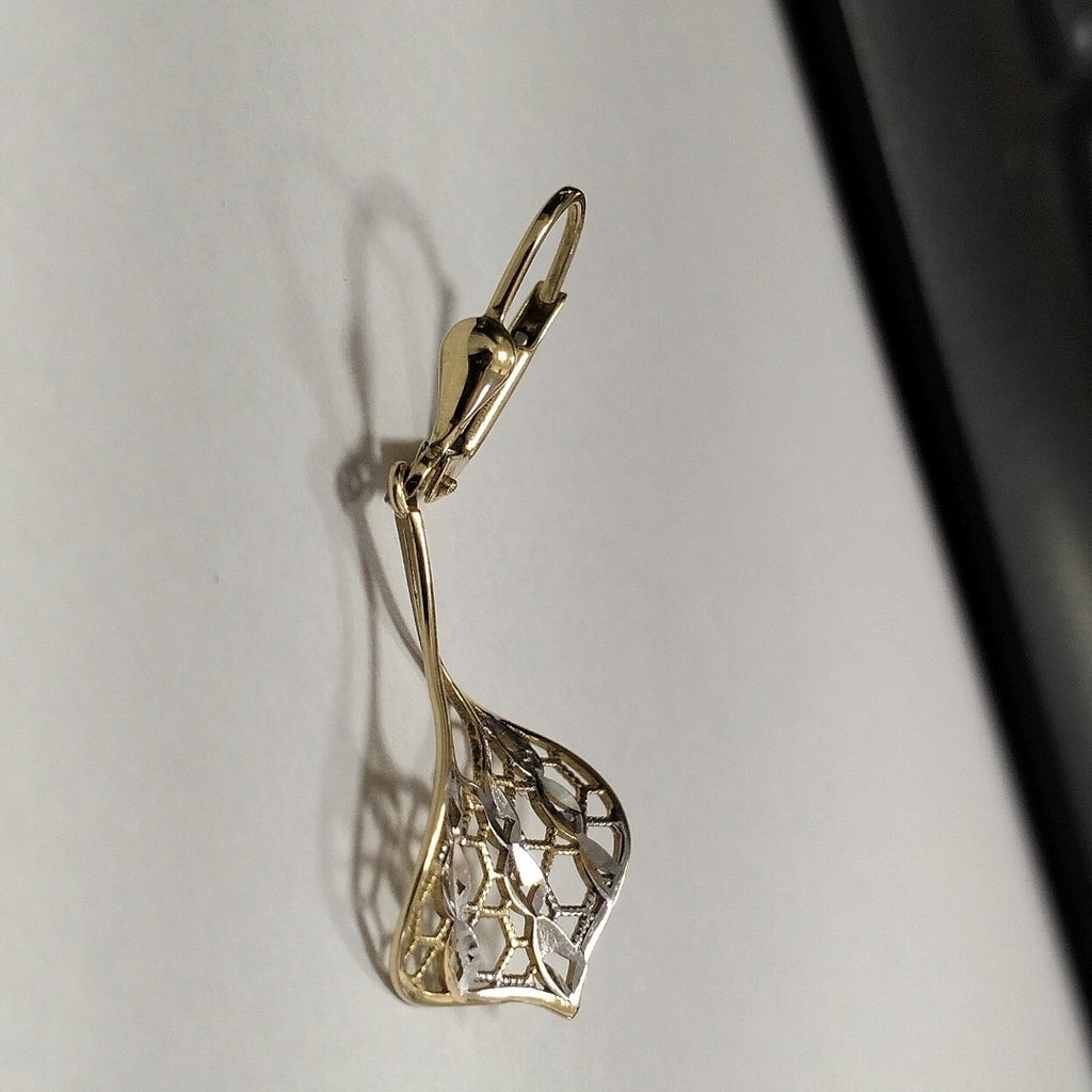 ARETES PAR ORO 14 K 2.3 GRMS (SEMINUEVO)